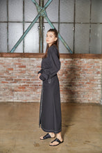 画像をギャラリービューアに読み込む, DOUBLE FOUR SIX- Message Print Long Sleeve T-shirt Black