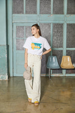 画像をギャラリービューアに読み込む, 446- Brush Logo Print T-shirt White