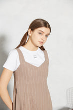 画像をギャラリービューアに読み込む, 【数量限定商品】Linen Stripe All-in-one Greige