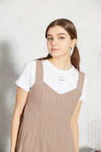 画像をギャラリービューアに読み込む, 【数量限定商品】Linen Stripe All-in-one Greige