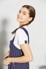 画像をギャラリービューアに読み込む, 【数量限定商品】Linen Stripe All-in-one Navy