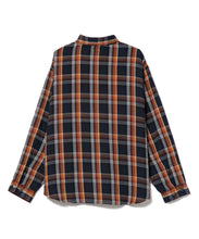 画像をギャラリービューアに読み込む, 446 Emblem Checkered Shirt navy