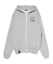 画像をギャラリービューアに読み込む, DFS Emblem Zip Hoodie heathergray