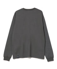画像をギャラリービューアに読み込む, Cursive Logo Long Sleeve T-Shirt charcorlgray