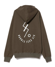 画像をギャラリービューアに読み込む, Geometric446 Hoodie deepgreen