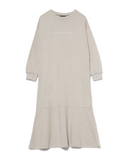 画像をギャラリービューアに読み込む, Flare Dress khakigray