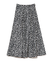 画像をギャラリービューアに読み込む, 446 Leopard long Skirt black