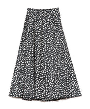 画像をギャラリービューアに読み込む, 446 Leopard long Skirt black
