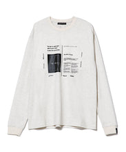 画像をギャラリービューアに読み込む, Lyrics Long Sleeve T-Shirt heathergray