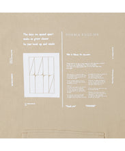 画像をギャラリービューアに読み込む, Lyrics Hoodie beige