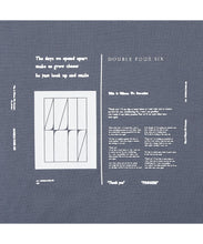 画像をギャラリービューアに読み込む, Lyrics Long Sleeve T-Shirt bulegray