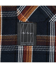 画像をギャラリービューアに読み込む, 446 Emblem Checkered Shirt navy