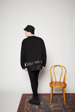 画像をギャラリービューアに読み込む, 【数量限定商品】Back Logo Docking Long Sleeve T-Shirt Black