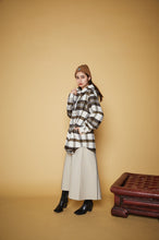 画像をギャラリービューアに読み込む, 【数量限定商品】Checkered Shirt Hoodie Brown Check