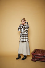 画像をギャラリービューアに読み込む, 【数量限定商品】Checkered Shirt Hoodie Brown Check