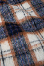 画像をギャラリービューアに読み込む, Checked Brush Down Jacket Beige
