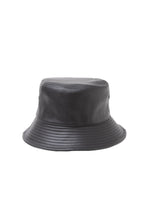 画像をギャラリービューアに読み込む, 【第二弾アイテム】DOUBLE FOUR SIX-Silicon Patch Eco Leather Bucket Hat Black
