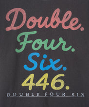 画像をギャラリービューアに読み込む, DOUBLE FOUR SIX- Logo Vintage T-shirt　Vintage Black
