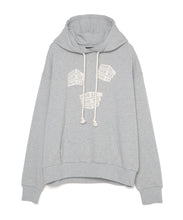 画像をギャラリービューアに読み込む, DOUBLE FOUR SIX-Block Logo Hoodie Gray
