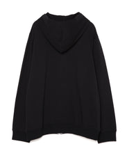 画像をギャラリービューアに読み込む, DOUBLE FOUR SIX-Front Logo Zip Hoodie Black
