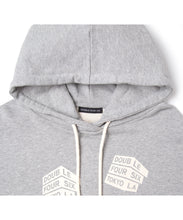 画像をギャラリービューアに読み込む, DOUBLE FOUR SIX-Block Logo Hoodie Gray
