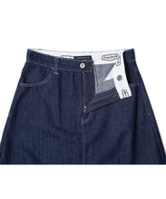 画像をギャラリービューアに読み込む, DOUBLE FOUR SIX-Logo Belt Denim Skirt
