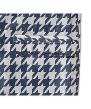 画像をギャラリービューアに読み込む, DOUBLE FOUR SIX-  Houndstooth Pattern Back Logo Pants Chidori Navy
