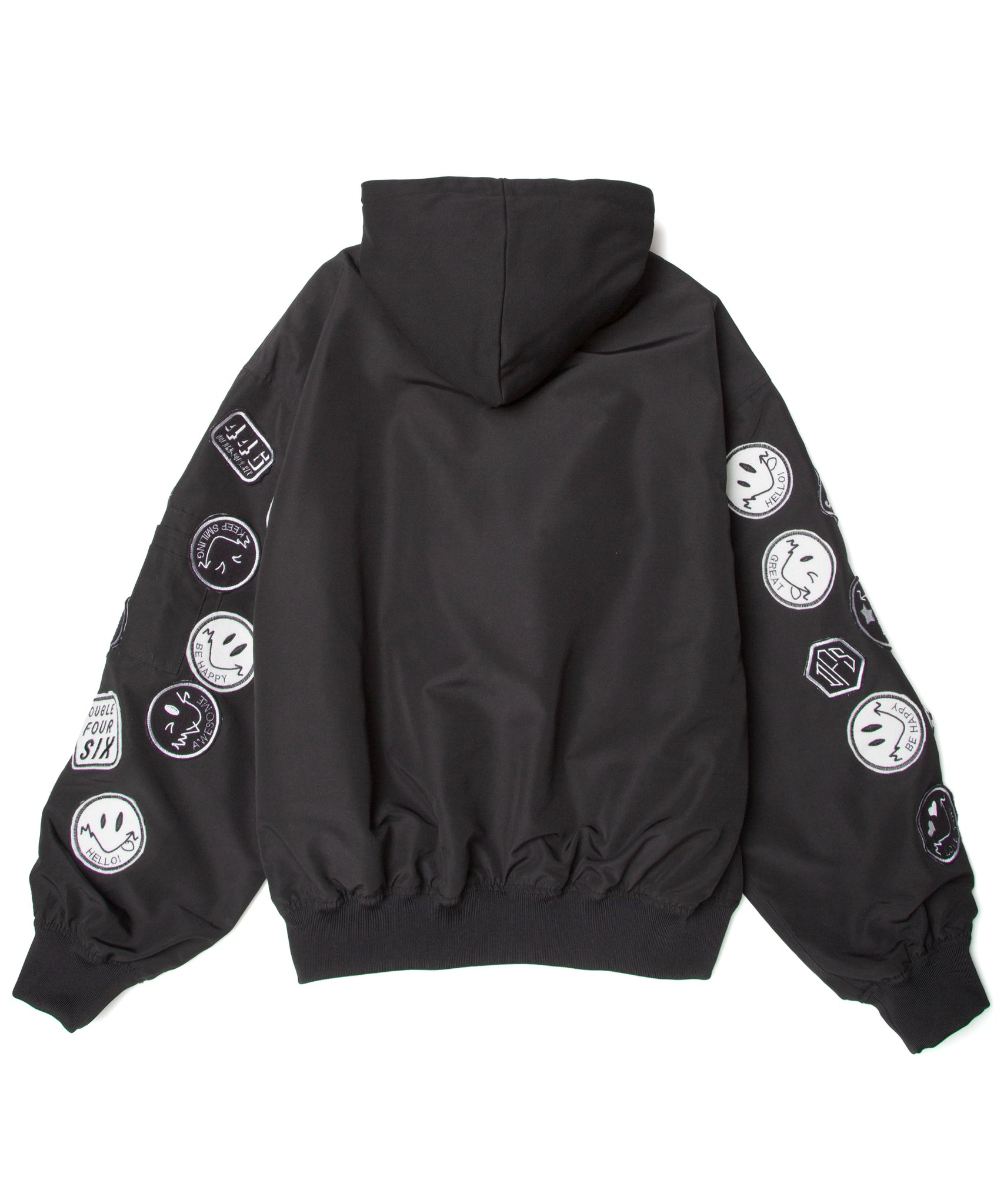 数量限定】LHPコラボ WAPPEN MA-1 BLACK – 446 - DOUBLE FOUR SIX -