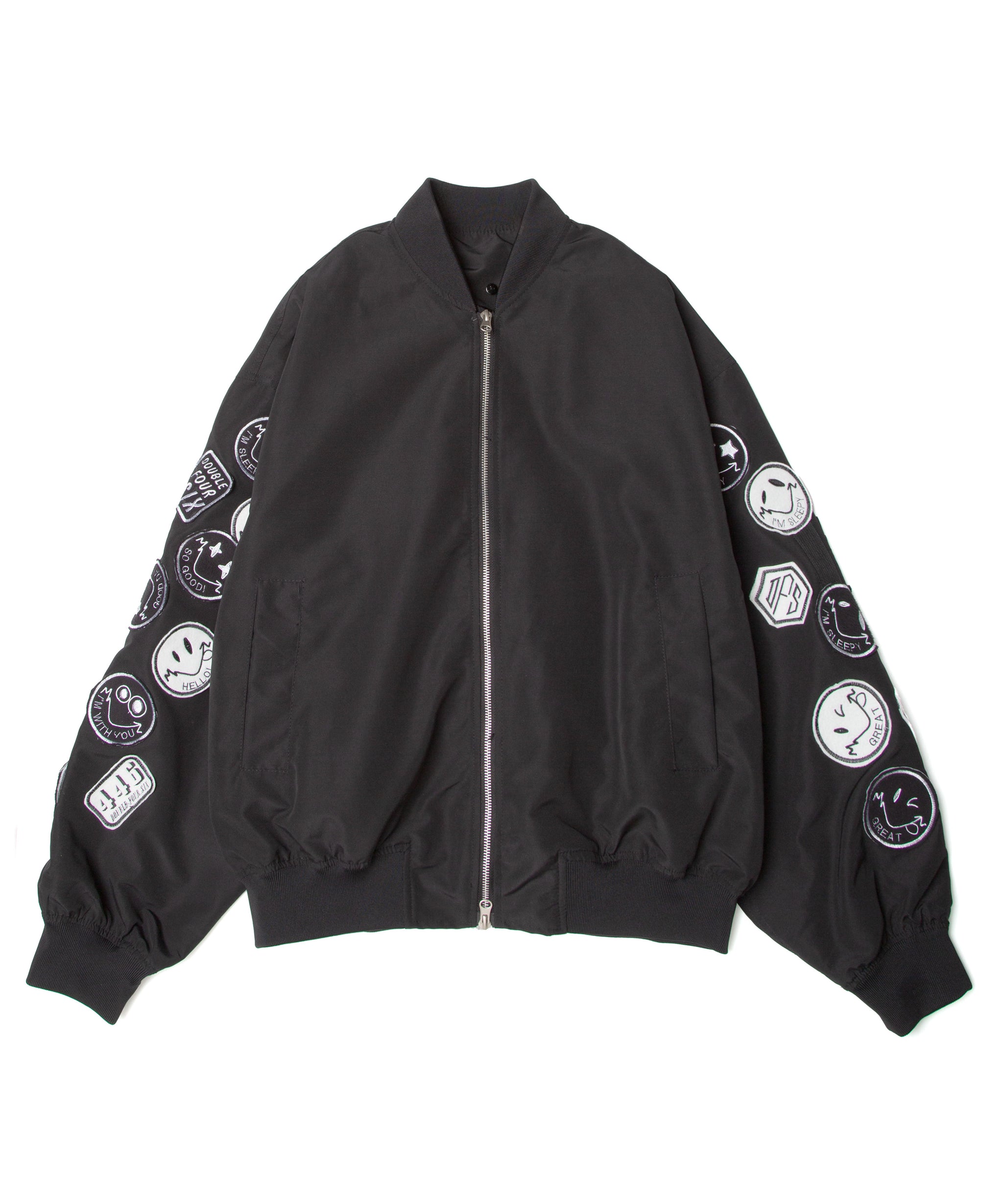 数量限定】LHPコラボ WAPPEN MA-1 BLACK – 446 - DOUBLE FOUR SIX -