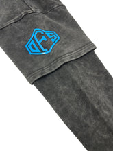 画像をギャラリービューアに読み込む, DFS-Silicon Logo  Layered Sleeve Hoodie Black
