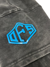 画像をギャラリービューアに読み込む, DFS-Silicon Logo  Layered Sleeve Hoodie Black
