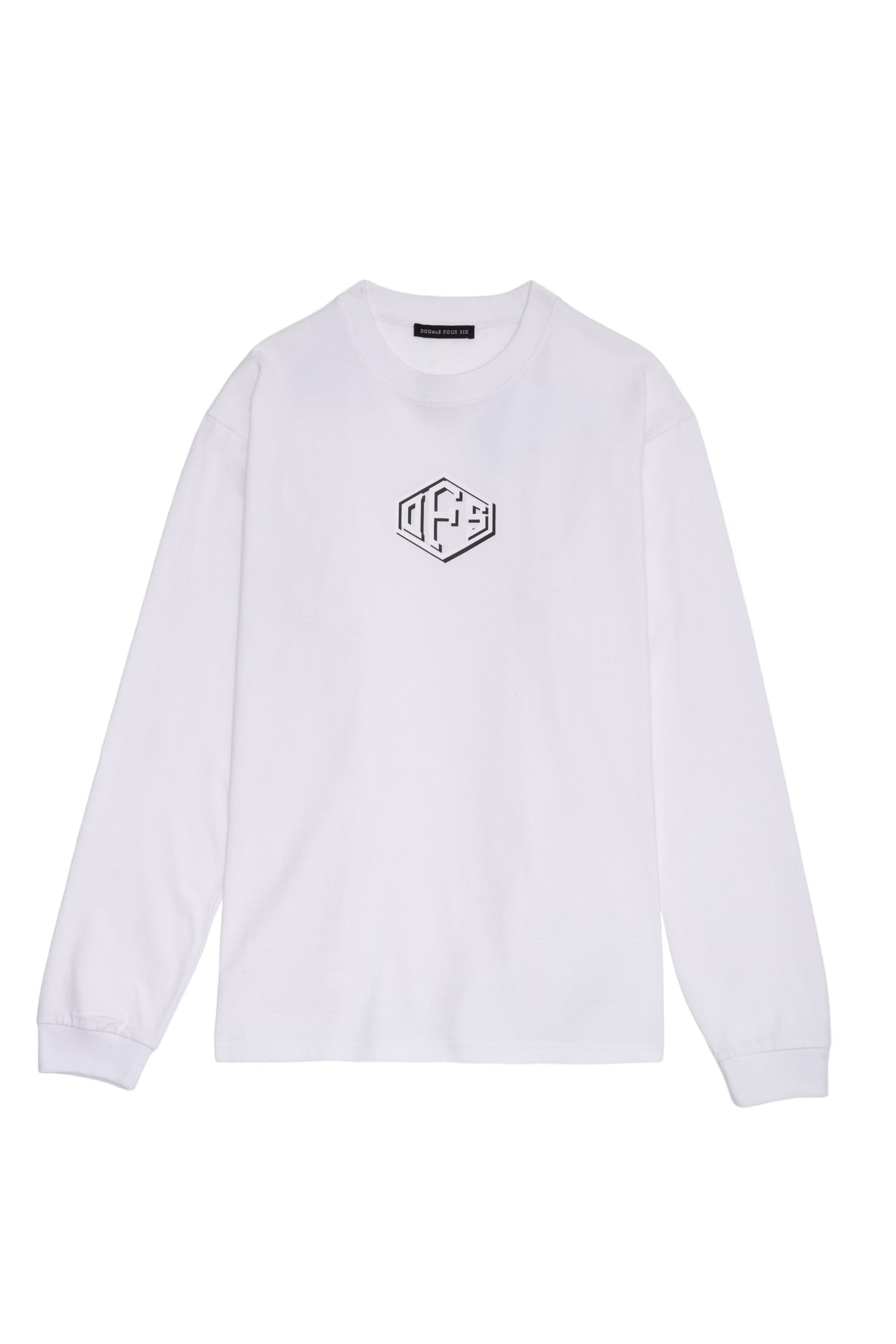 DFS-logo Long Sleeve T-shirt White