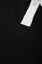 画像をギャラリービューアに読み込む, DOUBLE FOUR SIX- Long Sleeve Polo Shirt Black

