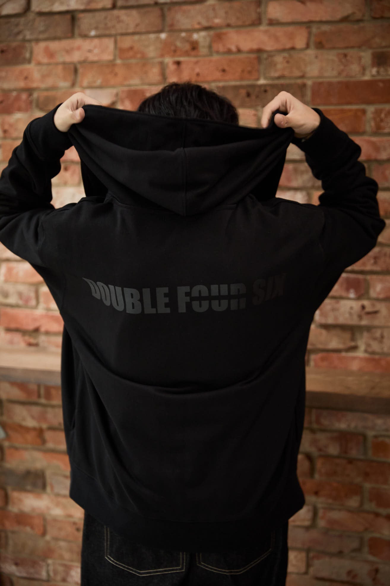 日本正式代理店 新品 DOUBLE FOUR SIX Zipped Hoodie 與真司郎 【公式