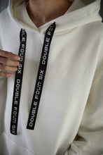 画像をギャラリービューアに読み込む, DOUBLE FOUR SIX- Logo Tape Hoodie Off White
