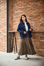 画像をギャラリービューアに読み込む, Multi-Pleated Skirt Mocha
