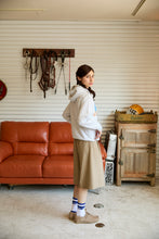 画像をギャラリービューアに読み込む, DOUBLE FOUR SIX- Smile Hoodie　Washed Grey
