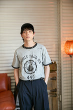 画像をギャラリービューアに読み込む, DOUBLE FOUR SIX- Ringer T-shirt　Grey
