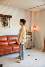 画像をギャラリービューアに読み込む, 446- Logo Stitch Cardigan　Beige
