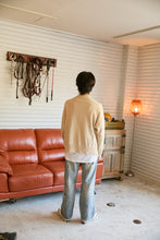 画像をギャラリービューアに読み込む, 446- Logo Stitch Cardigan　Beige
