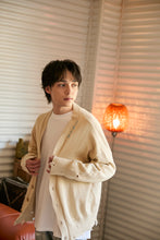 画像をギャラリービューアに読み込む, 446- Logo Stitch Cardigan　Beige
