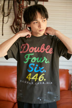 画像をギャラリービューアに読み込む, DOUBLE FOUR SIX- Logo Vintage T-shirt　Vintage Black
