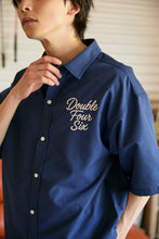 画像をギャラリービューアに読み込む, DOUBLE FOUR SIX- Short Sleeve Shirt　Blue

