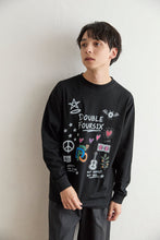 画像をギャラリービューアに読み込む, DOUBLE FOUR SIX- PAINT LONG SLEEVE T-SHIRT　BLACK
