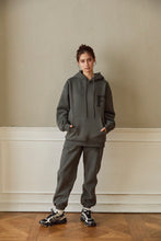 画像をギャラリービューアに読み込む, DFS- SWEAT PARKA　CHACOL GREY
