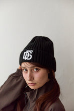画像をギャラリービューアに読み込む, DFS- KNIT CAP　BLACK×WHITE
