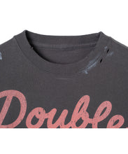画像をギャラリービューアに読み込む, DOUBLE FOUR SIX- Logo Vintage T-shirt　Vintage Black
