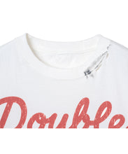 画像をギャラリービューアに読み込む, DOUBLE FOUR SIX- Logo Vintage T-shirt　Vintage White
