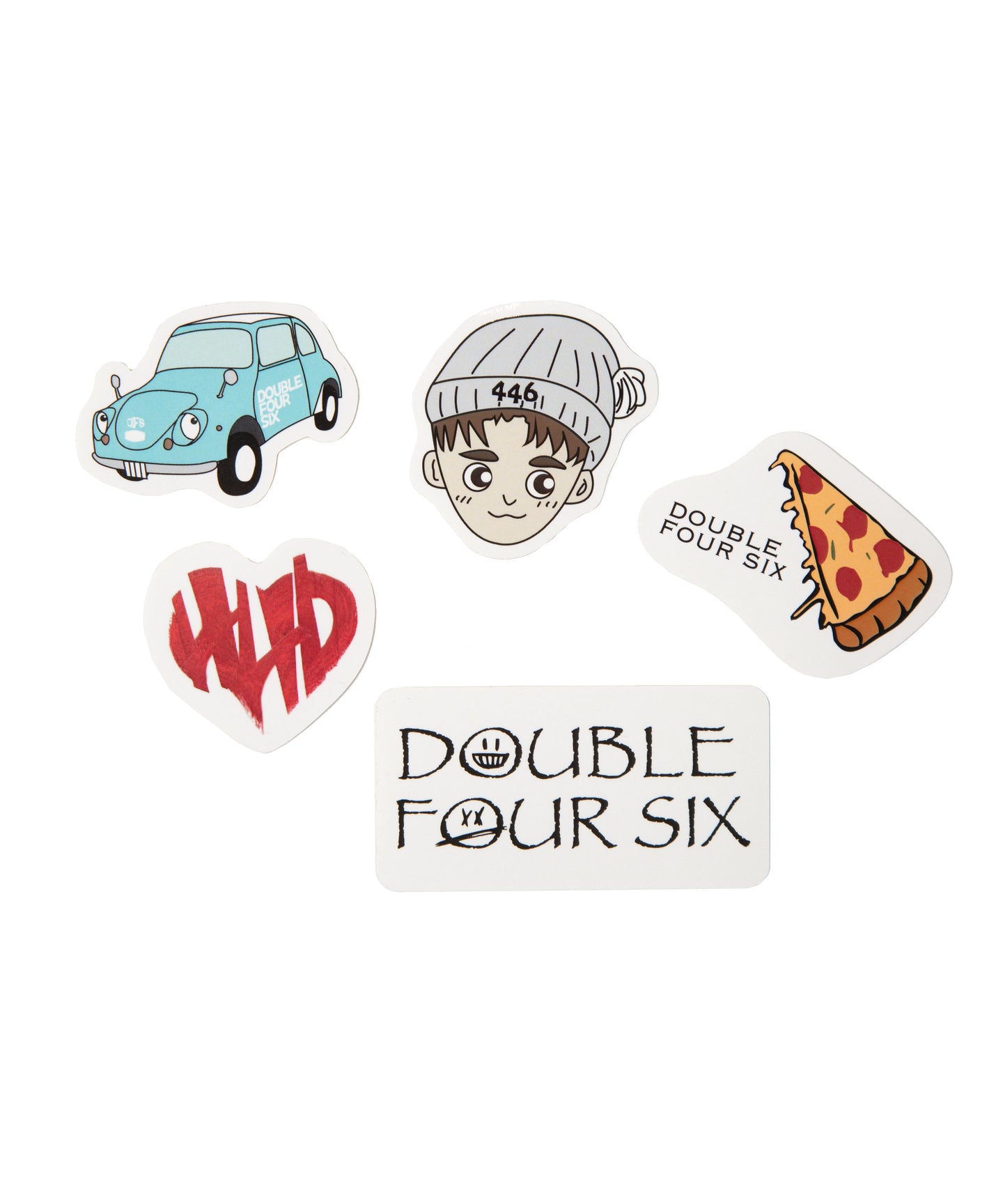 446-DOUBLE FOUR SIX Original Sticker A
