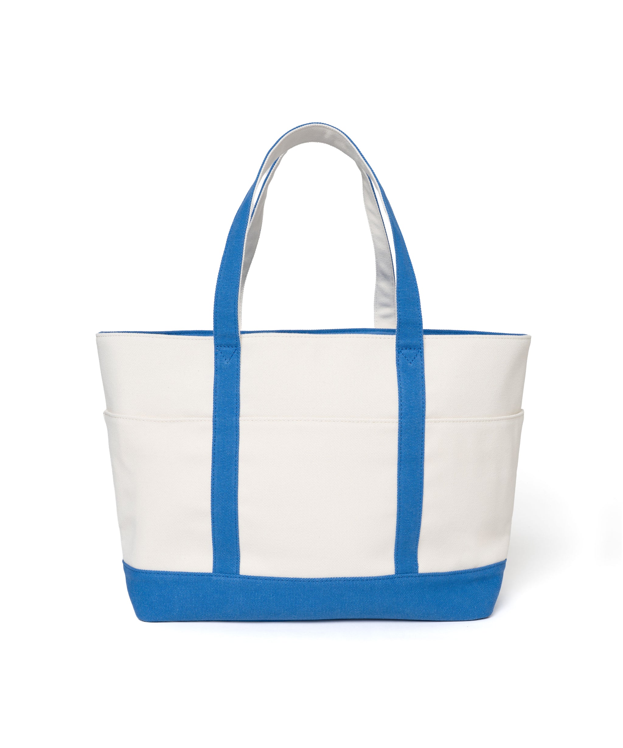 446-DOUBLE FOUR SIX-Fastener Tote Bag Atae Blue – 446 - DOUBLE